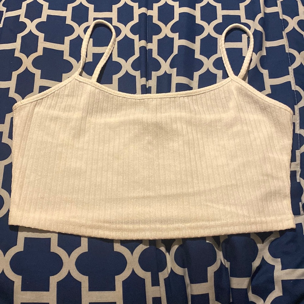 cropped tank top.